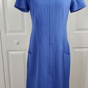 Vince Camuto Classic Blue Midi Dress